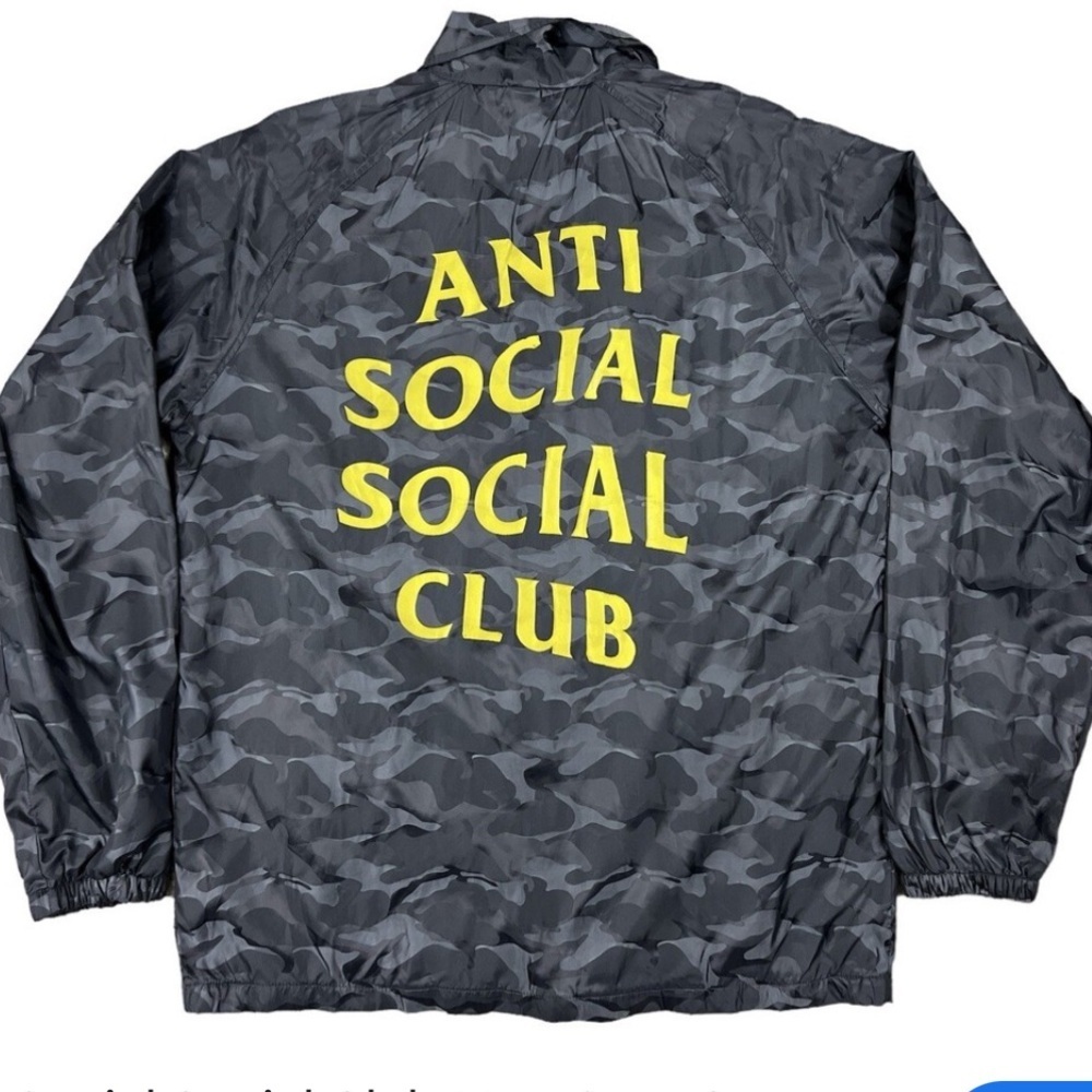 Anti Social Social Club Jacket – Black, Size SM